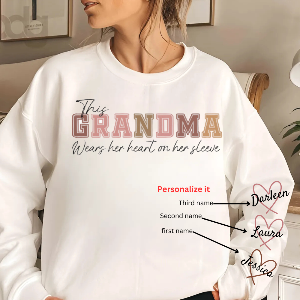 Personalized Grandma Sweatshirt