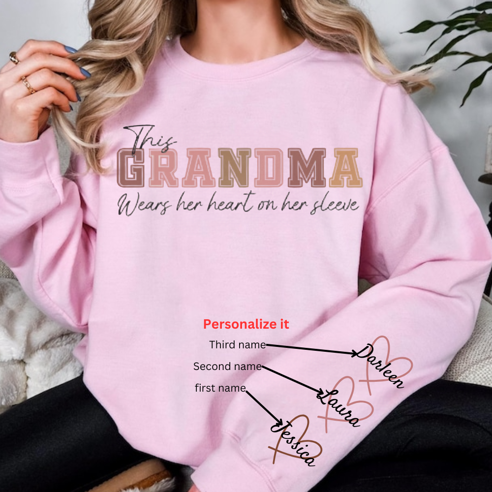 Personalized Grandma Sweatshirt