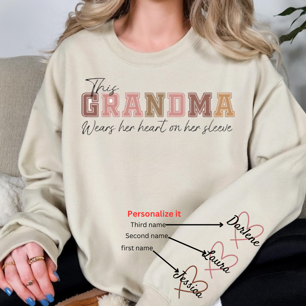 Personalized Grandma Sweatshirt