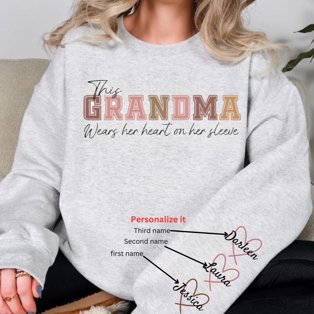 Personalized Grandma Sweatshirt