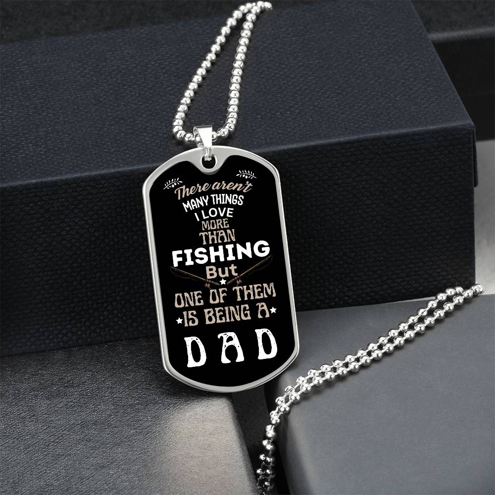 Love Being A Dad | Dog Tag Necklace