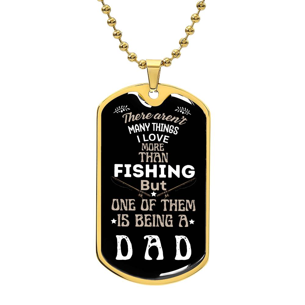 Love Being A Dad | Dog Tag Necklace
