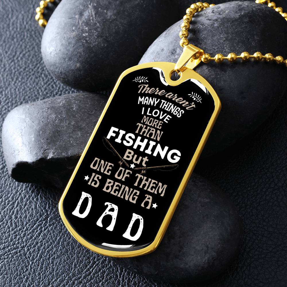 Love Being A Dad | Dog Tag Necklace