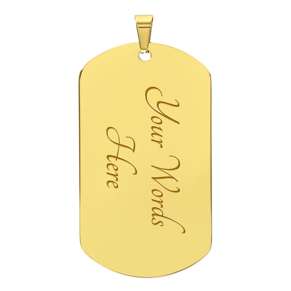 Being Dad | Priceless Dog Tag Necklace