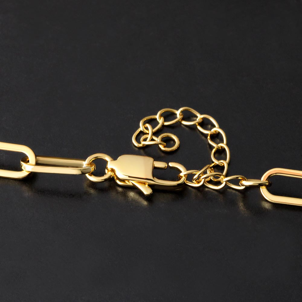 To My Soulmate | The Best Thing That Ever Happened To Me | CZ Paperclip Necklace