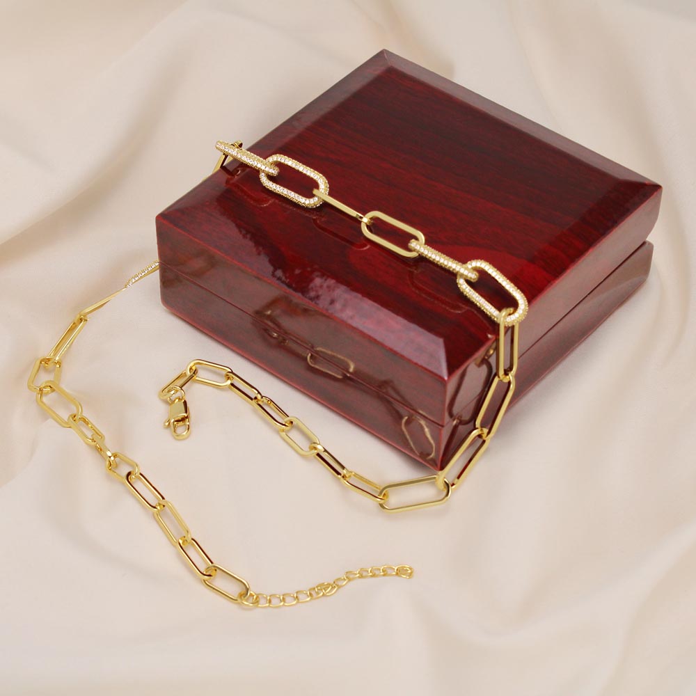 To My Soulmate | The Best Thing That Ever Happened To Me | CZ Paperclip Necklace