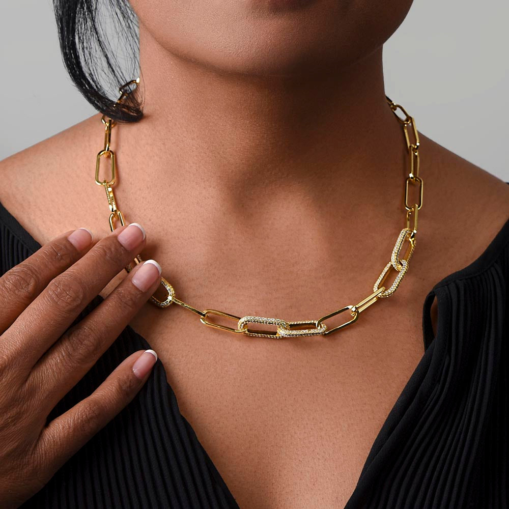 To My Soulmate | The Best Thing That Ever Happened To Me | CZ Paperclip Necklace