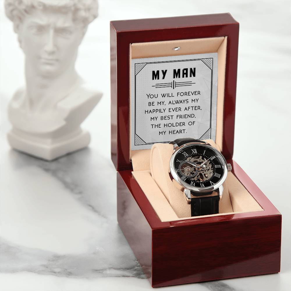 To My Man | Forever Mine | Openwork Watch