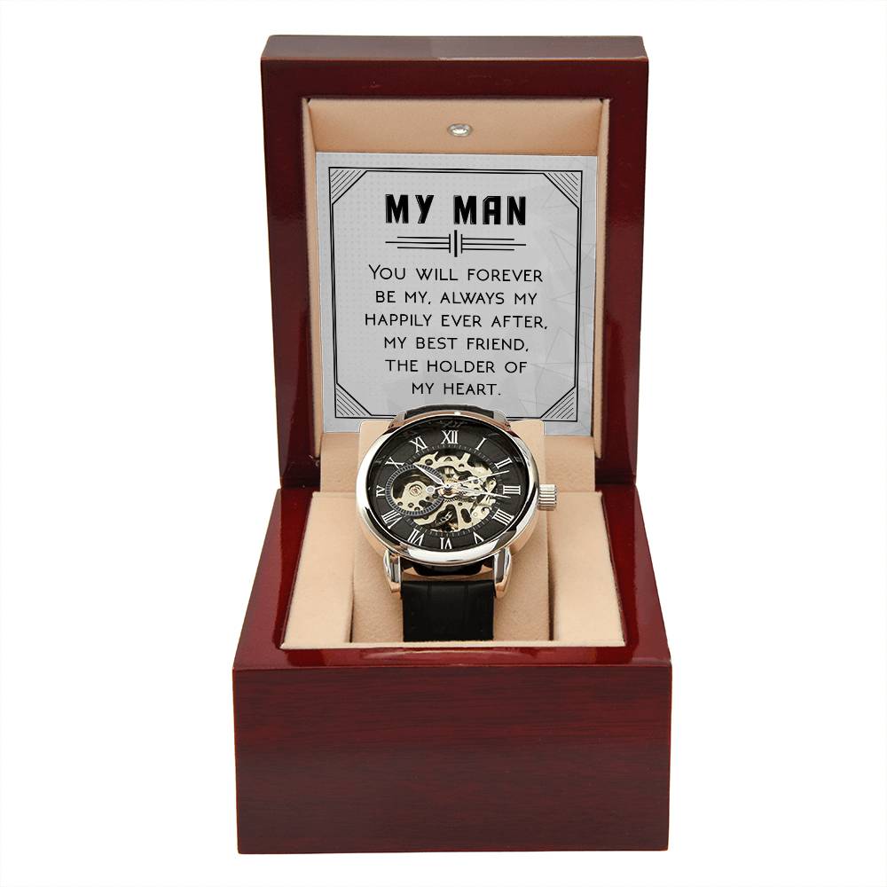 To My Man | Forever Mine | Openwork Watch