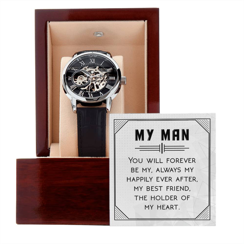 To My Man | Forever Mine | Openwork Watch