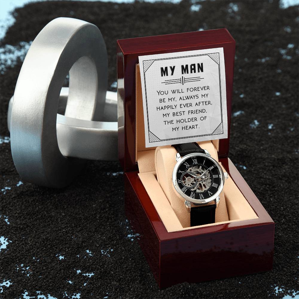 To My Man | Forever Mine | Openwork Watch