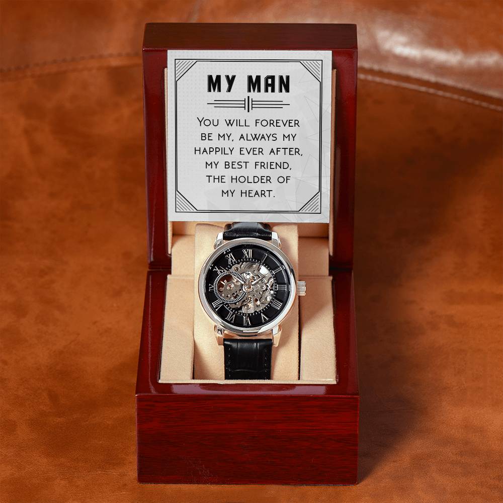 To My Man | Forever Mine | Openwork Watch