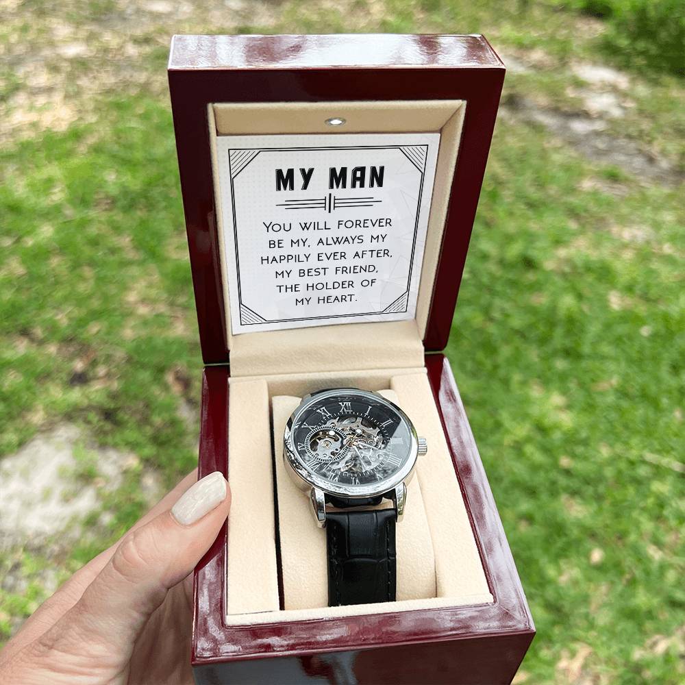 To My Man | Forever Mine | Openwork Watch