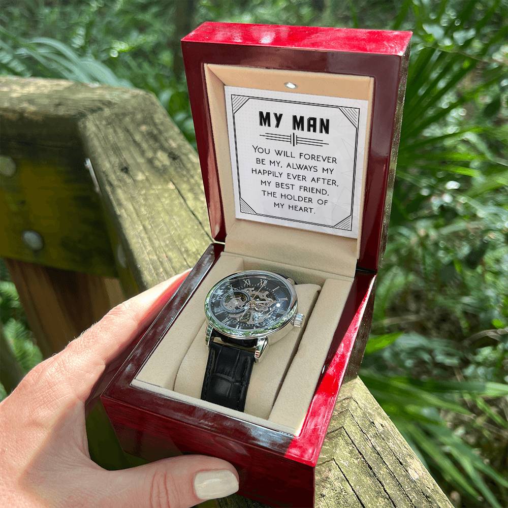 To My Man | Forever Mine | Openwork Watch