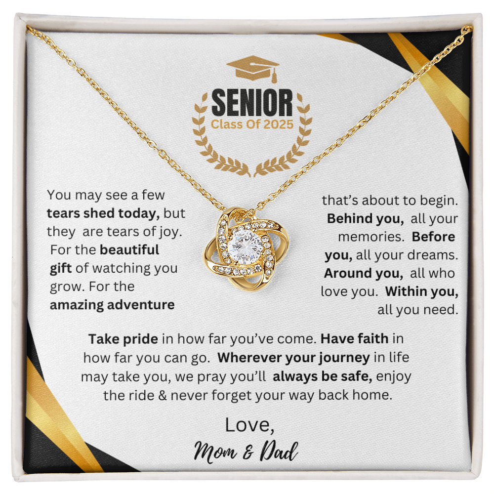 Senior Class of 2025 | Before You All Your Dreams | Love Knot Necklace