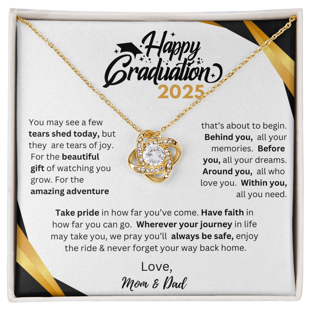 Happy Graduation | Before You All Your Dreams | Love Knot Necklace