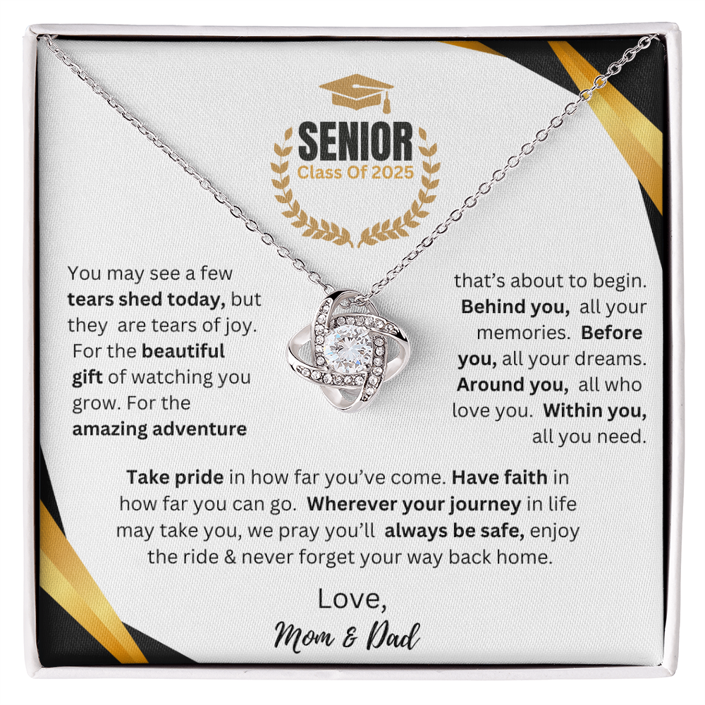 Senior Class of 2025 | Before You All Your Dreams | Love Knot Necklace