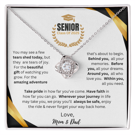 Senior Class of 2025 | Before You All Your Dreams | Love Knot Necklace