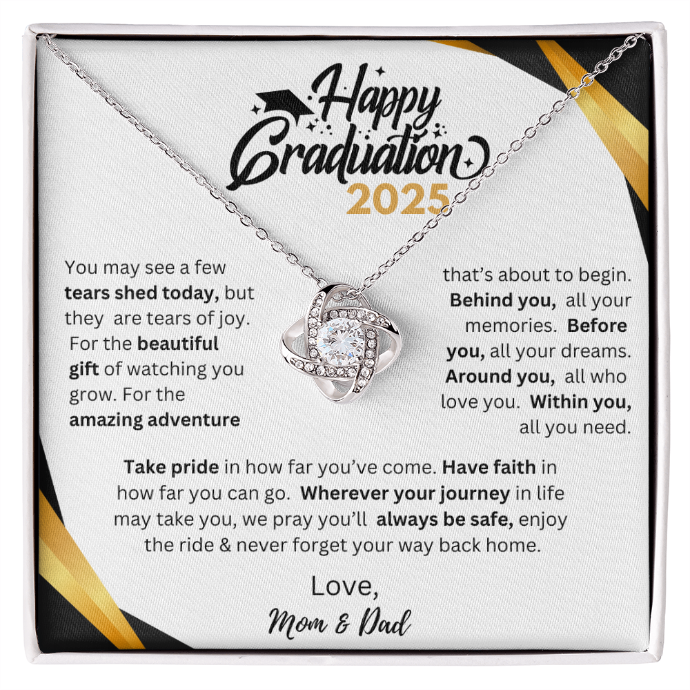 Happy Graduation | Before You All Your Dreams | Love Knot Necklace