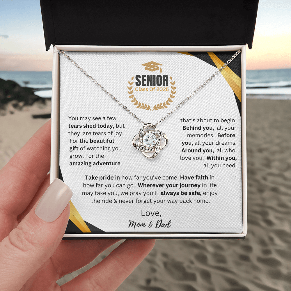 Senior Class of 2025 | Before You All Your Dreams | Love Knot Necklace