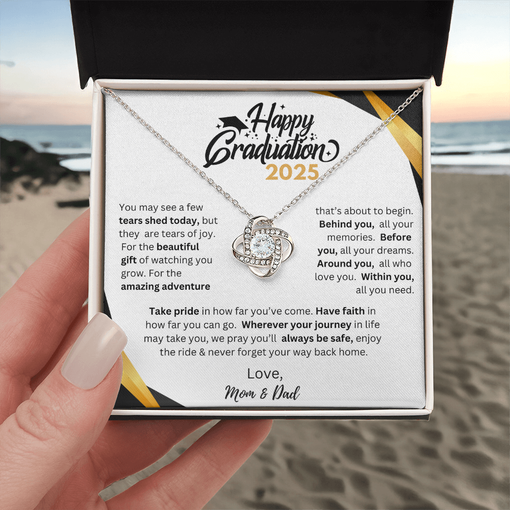 Happy Graduation | Before You All Your Dreams | Love Knot Necklace