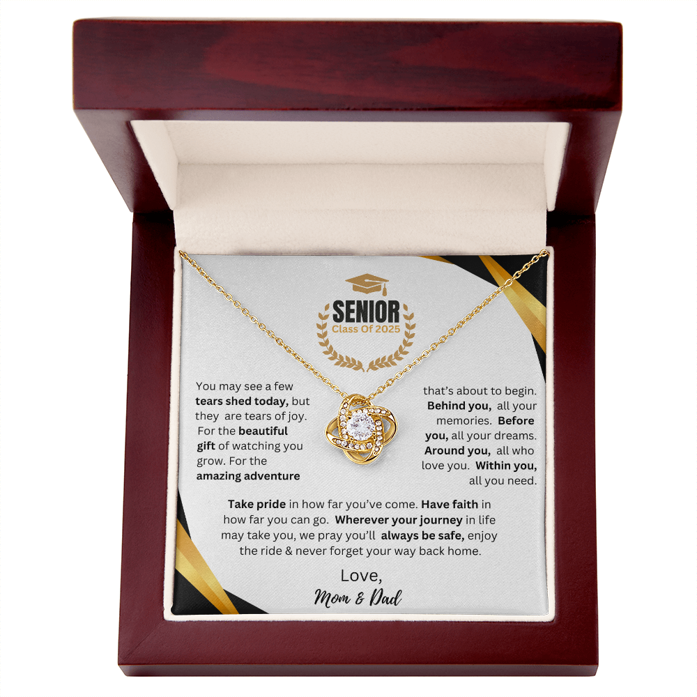 Senior Class of 2025 | Before You All Your Dreams | Love Knot Necklace