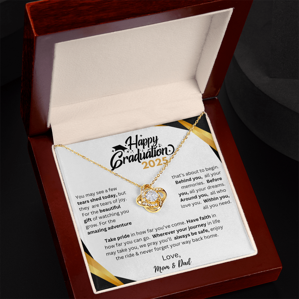 Happy Graduation | Before You All Your Dreams | Love Knot Necklace
