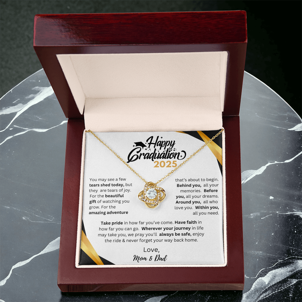 Happy Graduation | Before You All Your Dreams | Love Knot Necklace