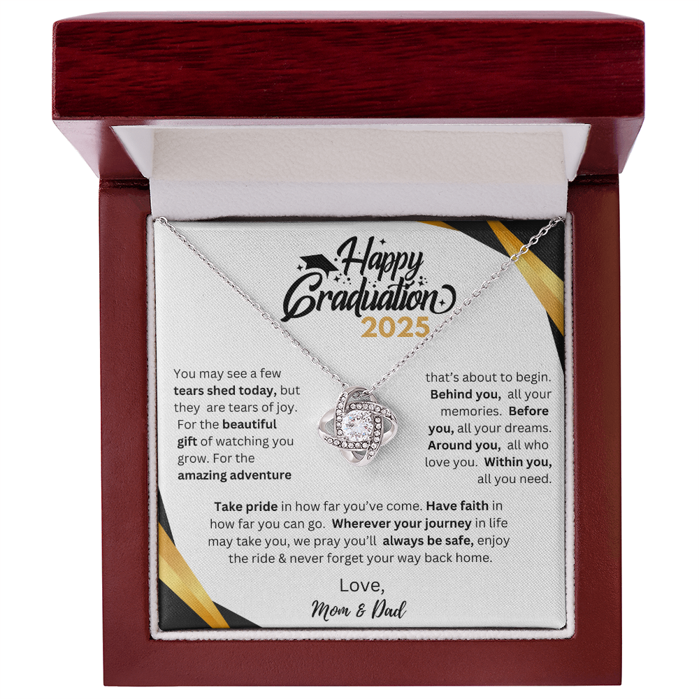 Happy Graduation | Before You All Your Dreams | Love Knot Necklace