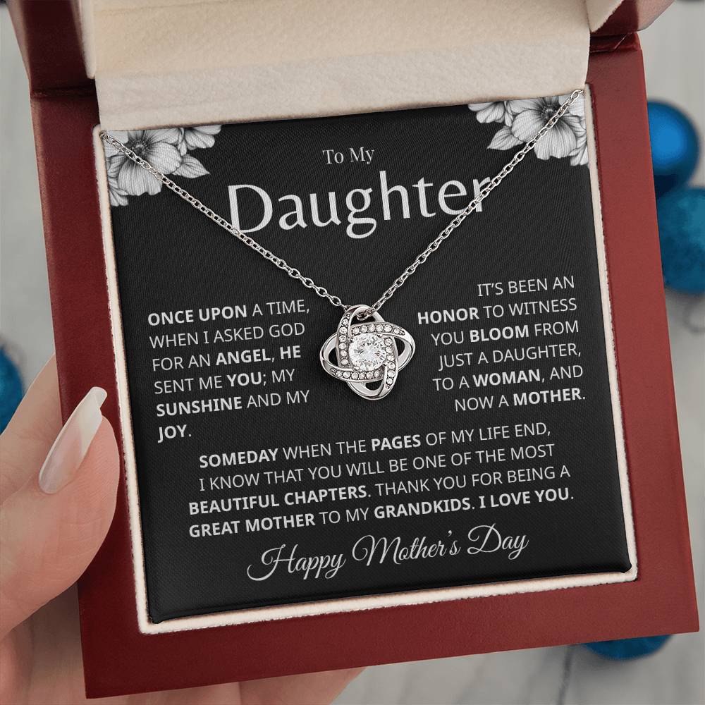 Daughter Mother's Day Gift | Great Mother | Love Knot Necklace