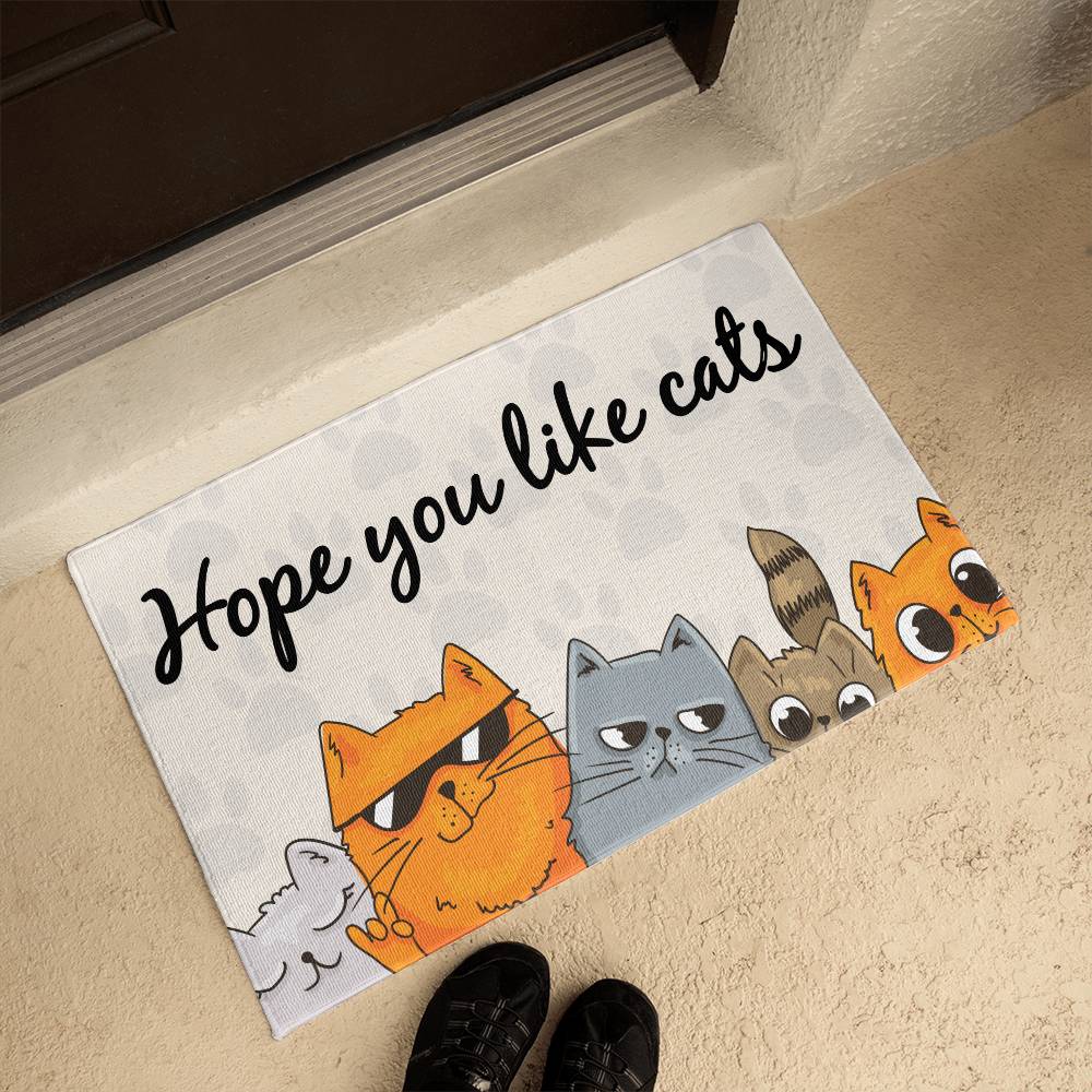 Hope You Like Cats Doormat