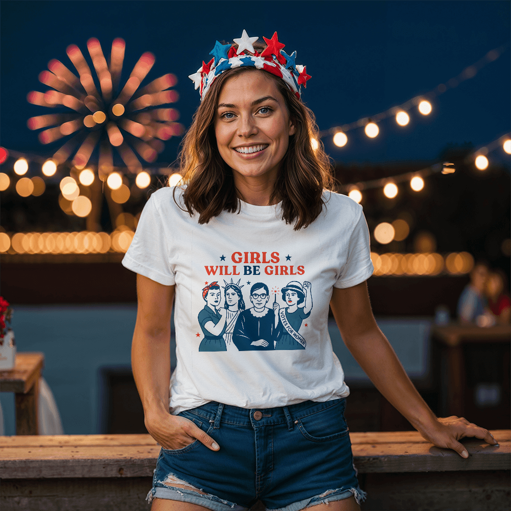 Girls Will Be Girls | 4th of July T-Shirt