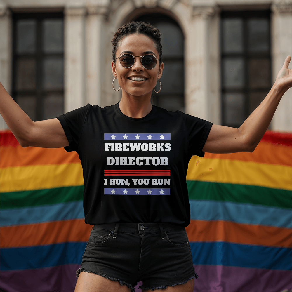 Fireworks Director | 4th of July T-Shirt (BLK)