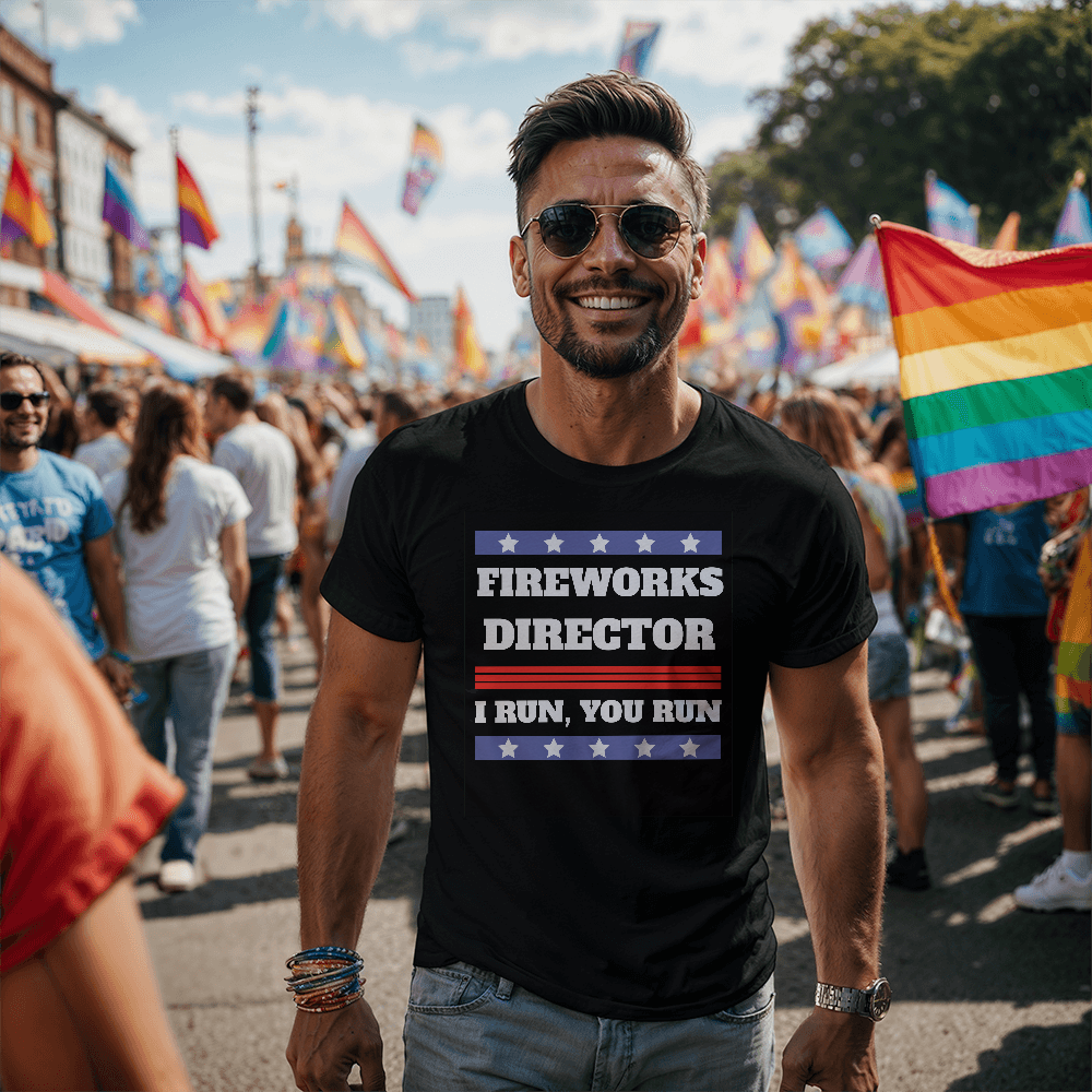Fireworks Director | 4th of July T-Shirt (BLK)