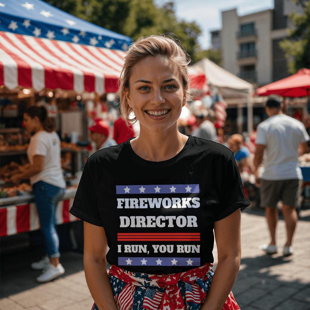 Fireworks Director | 4th of July T-Shirt (BLK)