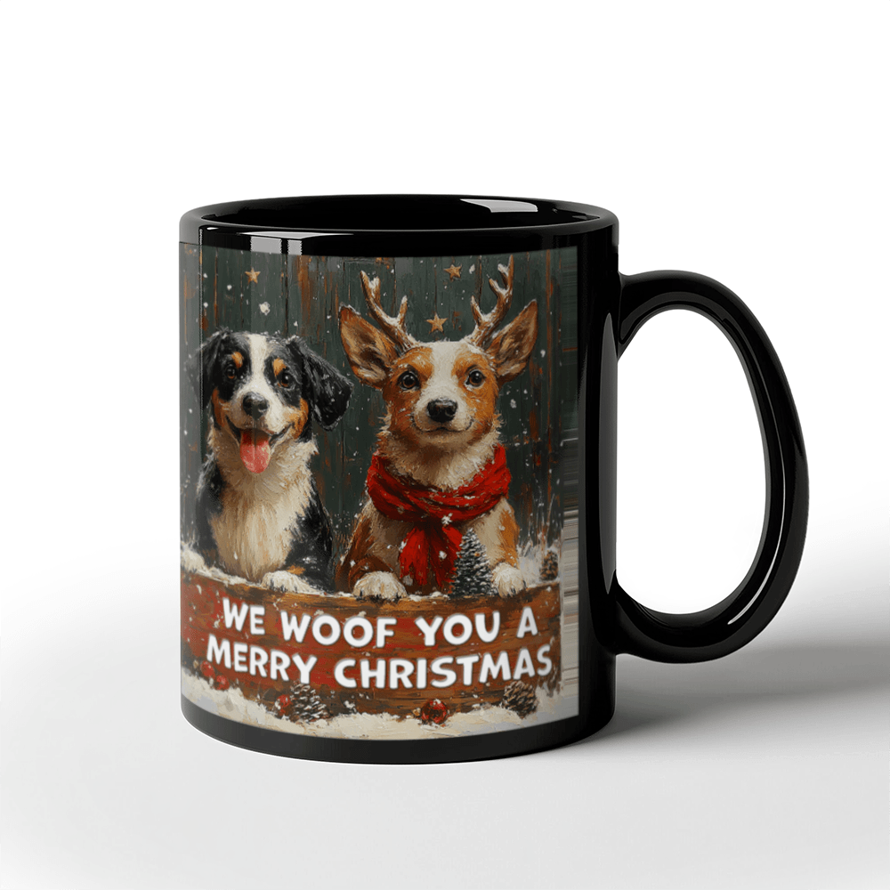 Woof You a Merry Christmas Mug