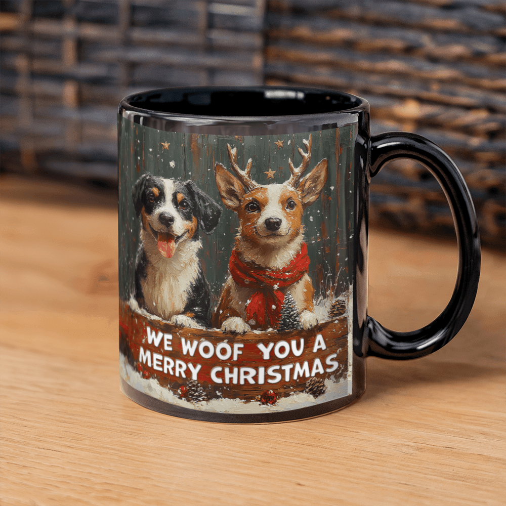 Woof You a Merry Christmas Mug