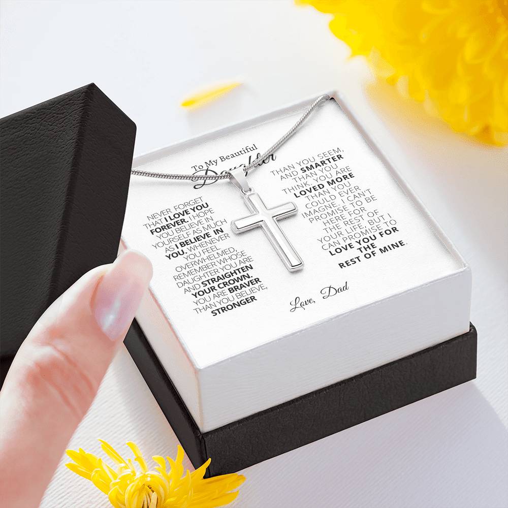 Meta Description: Wear your faith proudly with our artisan-crafted Stainless Steel Cross Necklace. Let this meaningful gift give you or your loved one the courage to live life on their own terms. Get FREE Shipping today when you purchase from Giftiveo!