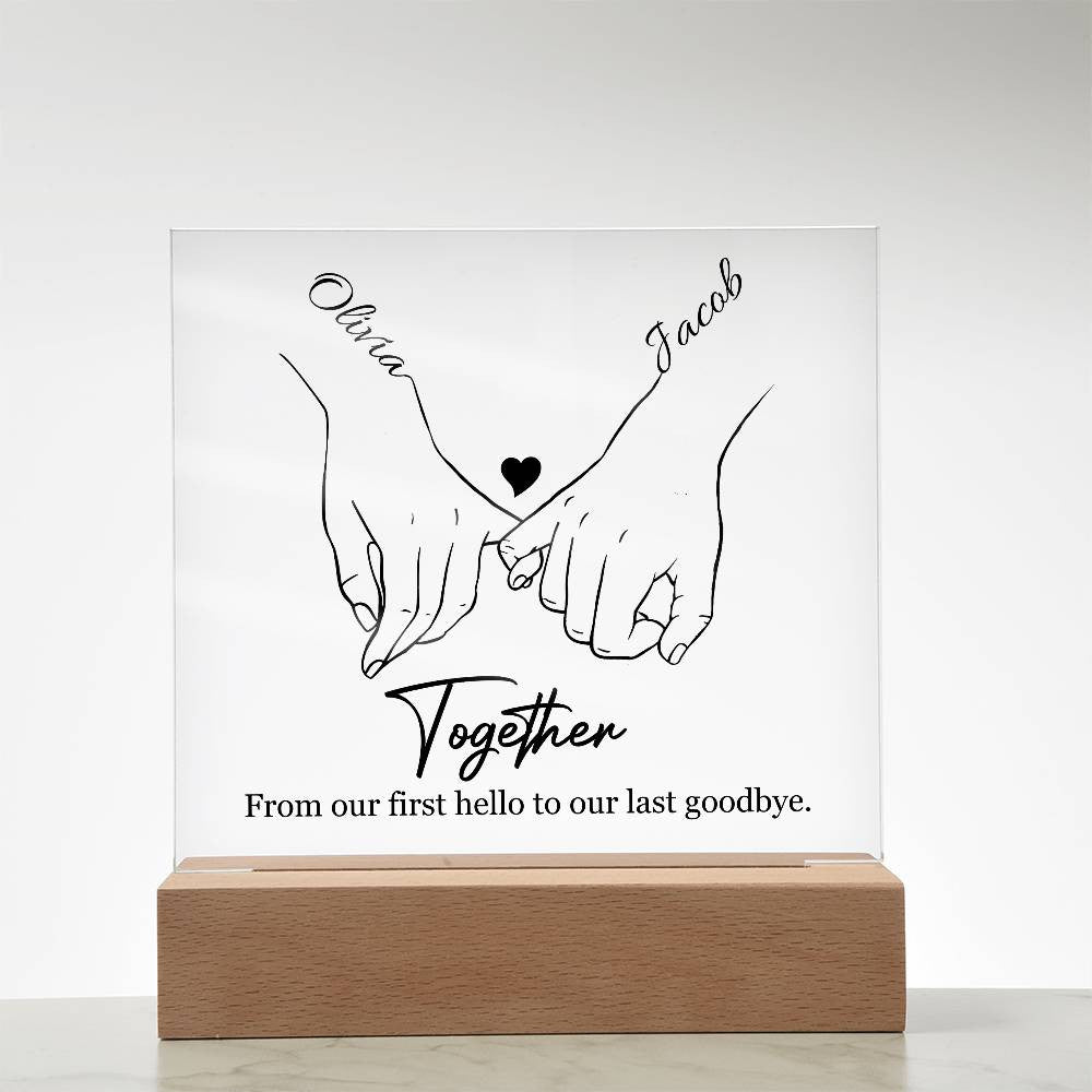 Together | Acrylic Square Plaque