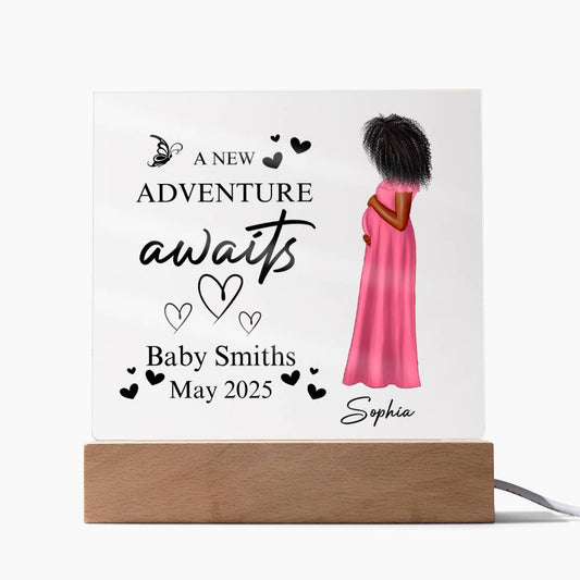 A New Mommy | Personalized Acrylic Square Plaque