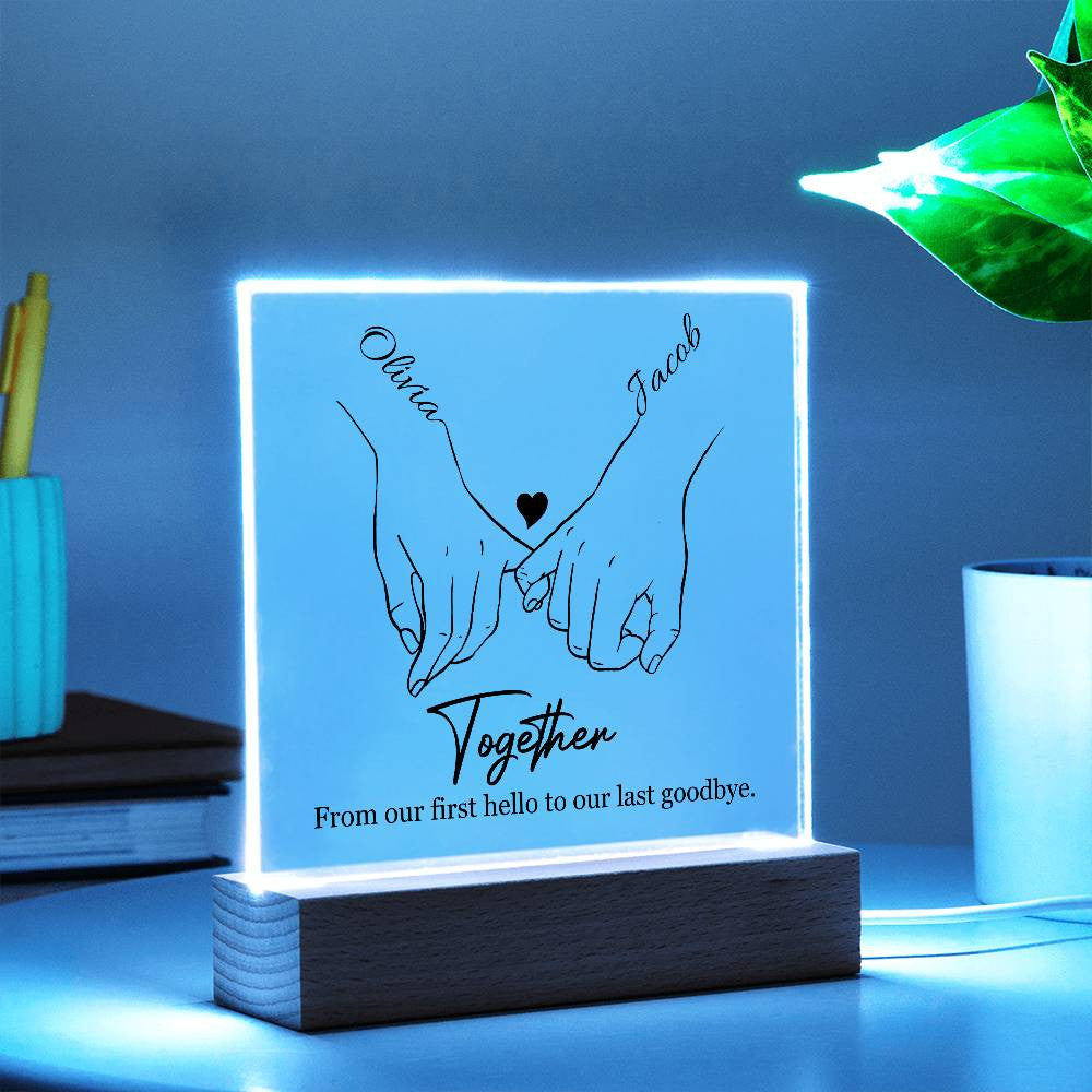 Together | Acrylic Square Plaque