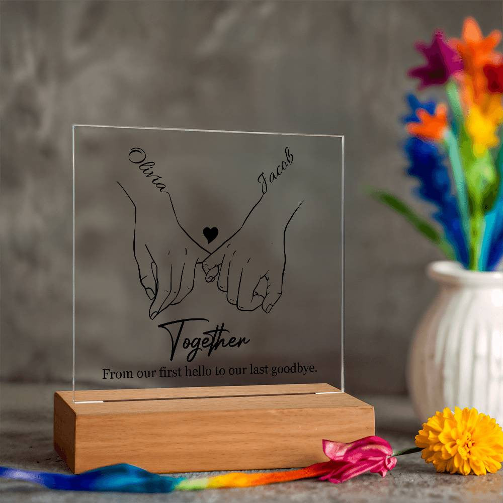 Together | Acrylic Square Plaque