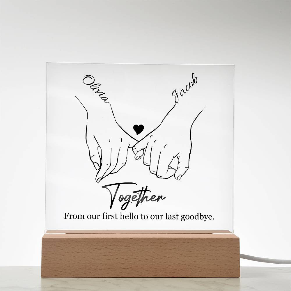 Together | Acrylic Square Plaque