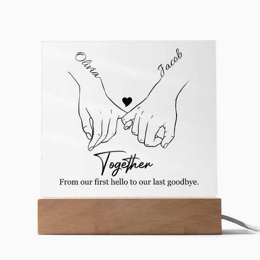 Together | Acrylic Square Plaque