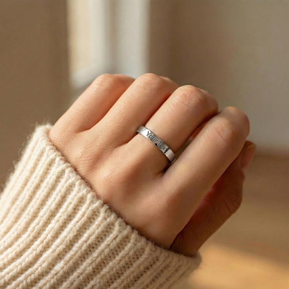 Meaningful personalized ring gift for daughter
