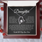 To My Daughter | Not the Perfect Dad | Forever love Necklace