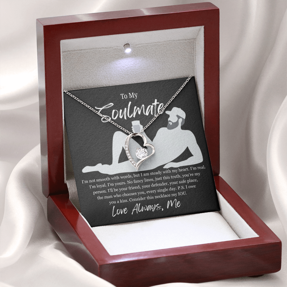 To My Soulmate | My IOU | Forever Love Necklace