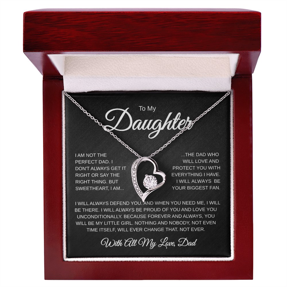 To My Daughter | Not the Perfect Dad | Forever love Necklace
