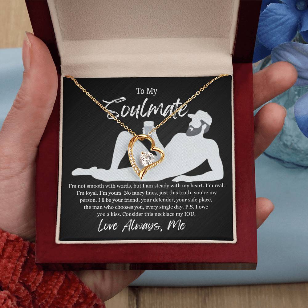 To My Soulmate | My IOU | Forever Love Necklace