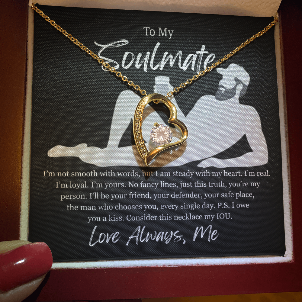 To My Soulmate | My IOU | Forever Love Necklace